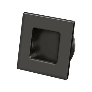 Deltana 2-3/4" x 2-3/4" Square Solid Brass Flush Pull