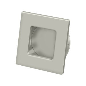 Deltana 2-3/4" x 2-3/4" Square Solid Brass Flush Pull