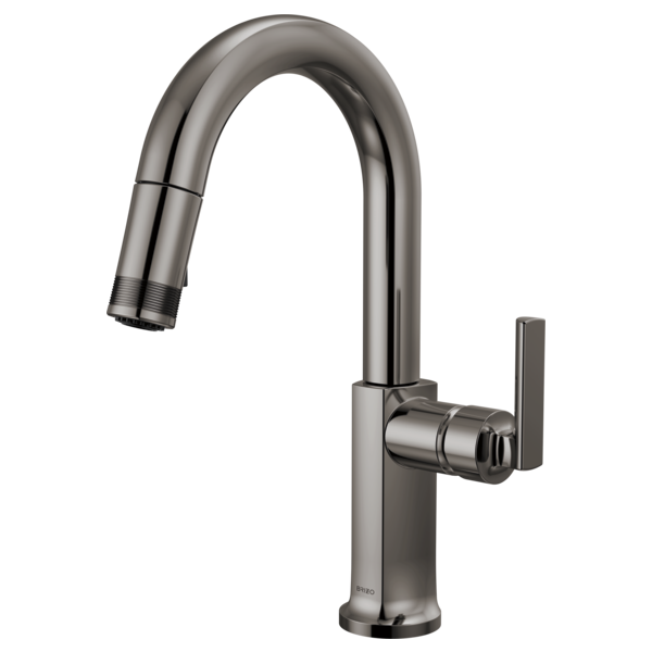 Brizo Kintsu Pull-Down Prep Faucet with Arc Spout - Less Handle