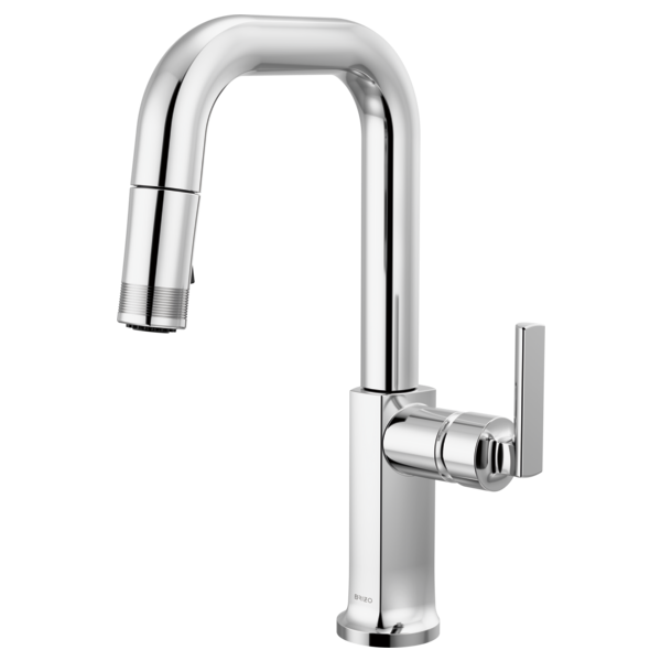 Brizo Kintsu Pull-Down Prep Faucet with Square Spout - Less Handle