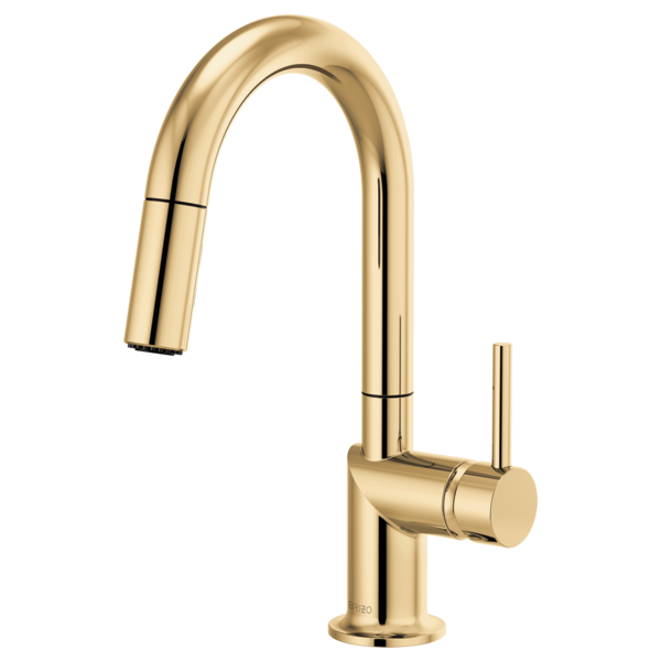 Brizo Odin Pull-Down Prep Faucet with Arc Spout - Less Handle