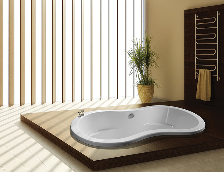 white bathtub