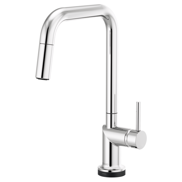chrome kitchen faucet