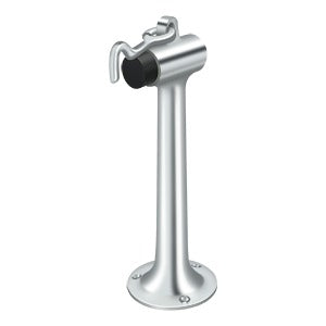 polished chrome floor mount bumper