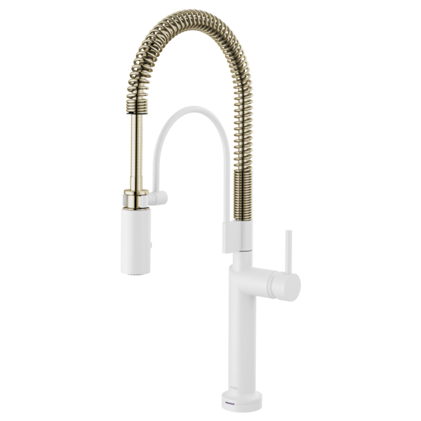 Brizo Jason Wu for SmartTouch Semi-Professional Kitchen Faucet - Less Handle - Matte White