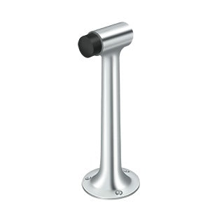 polished chrome floor mount bumper