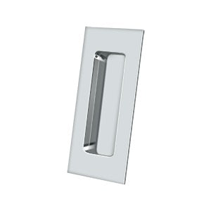 polished chrome flush pull