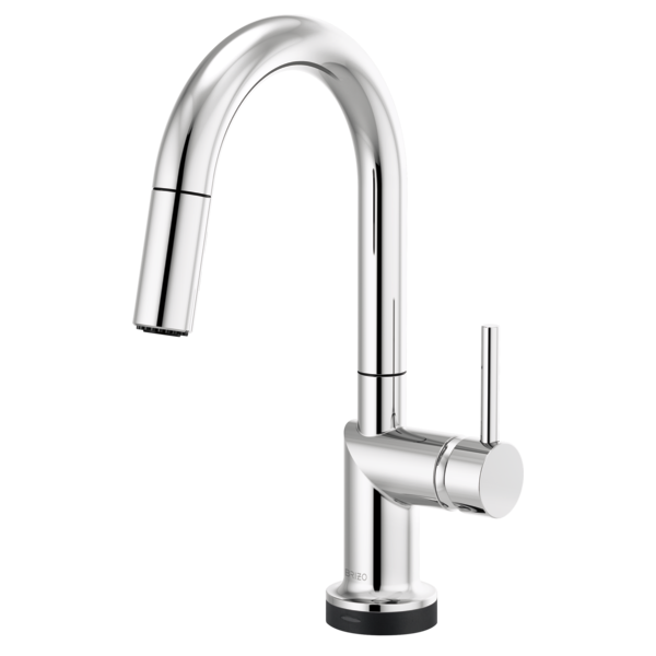 chrome kitchen faucet