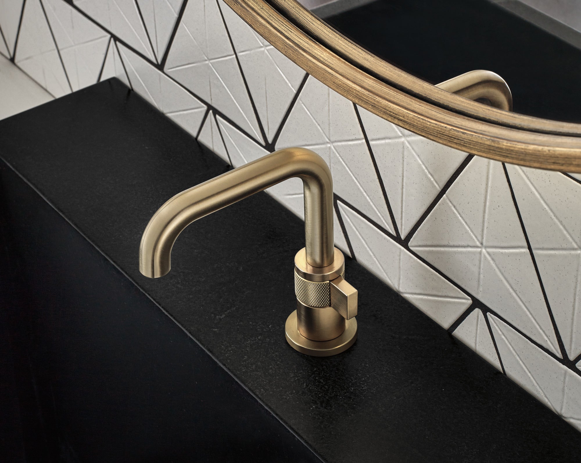 luxe gold lavatory faucet