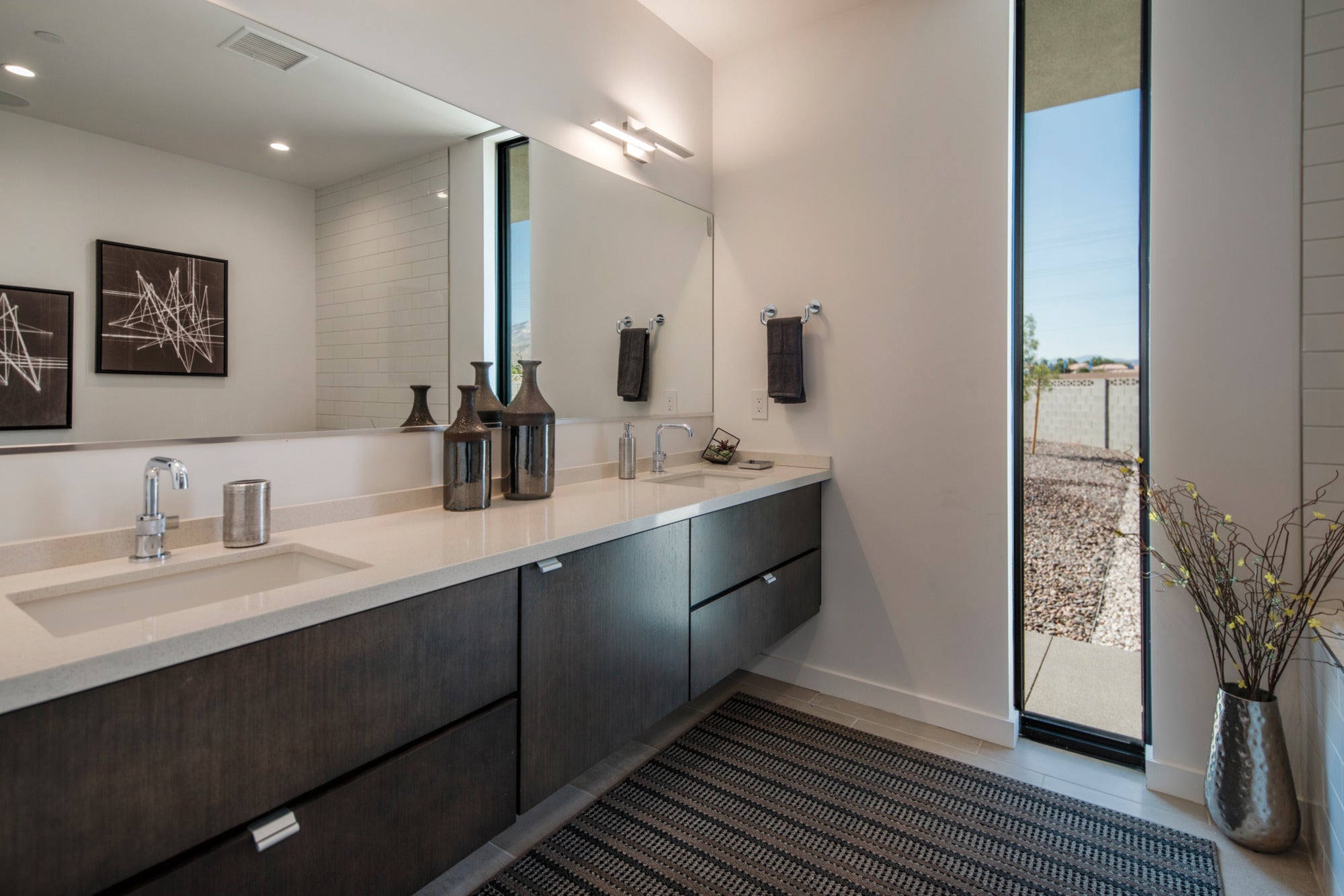 chrome towel bar