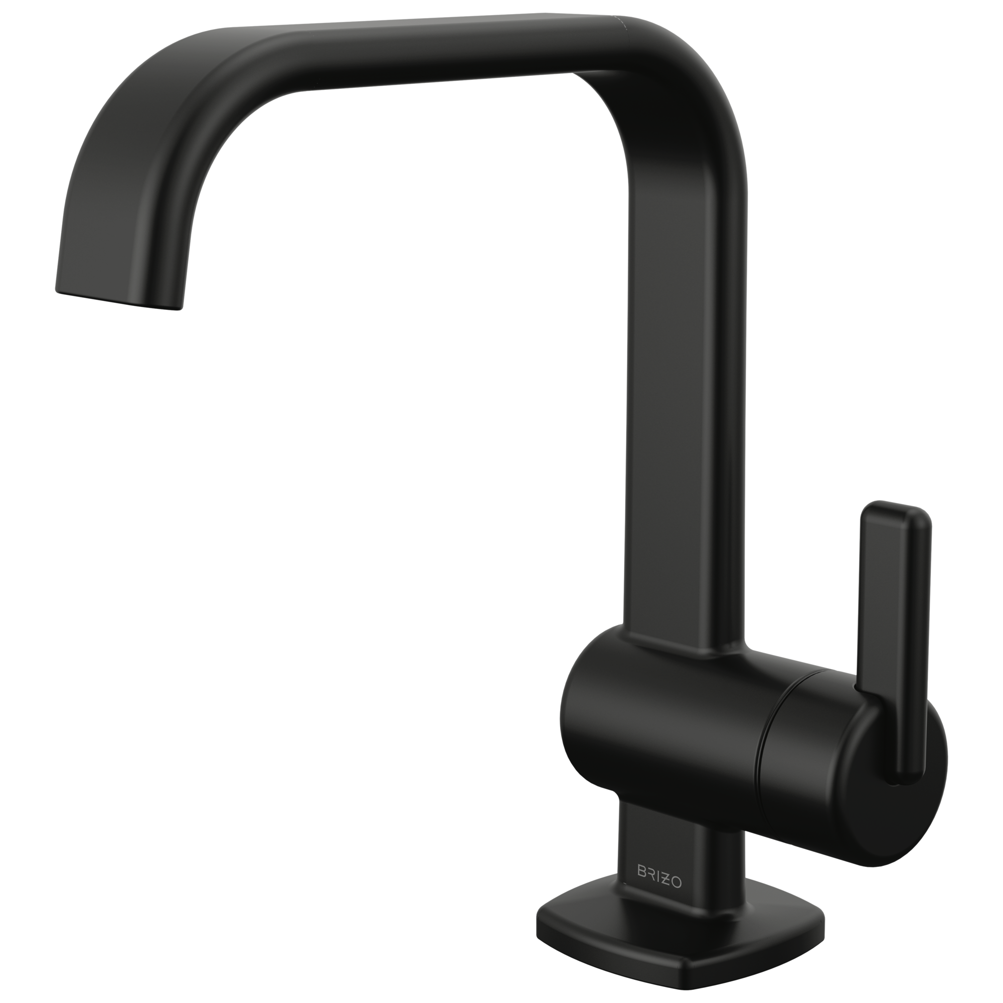 matte black lavatory faucet