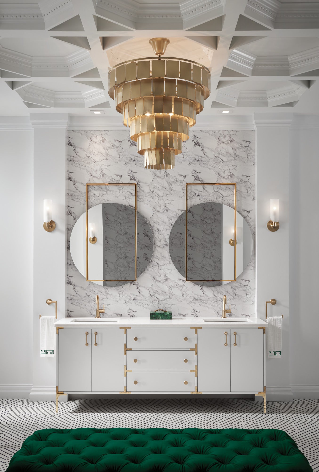 luxe gold drawer knob