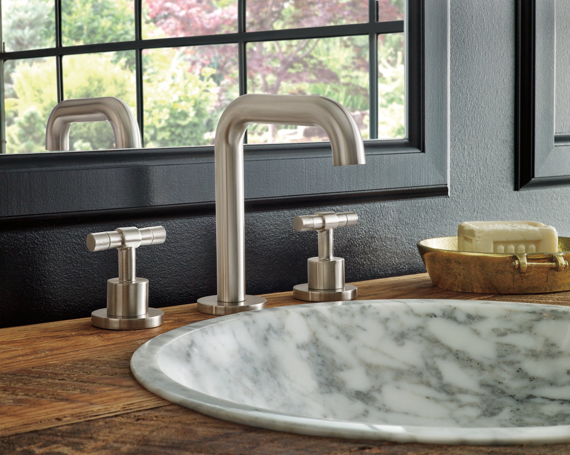 luxe nickel handle kit