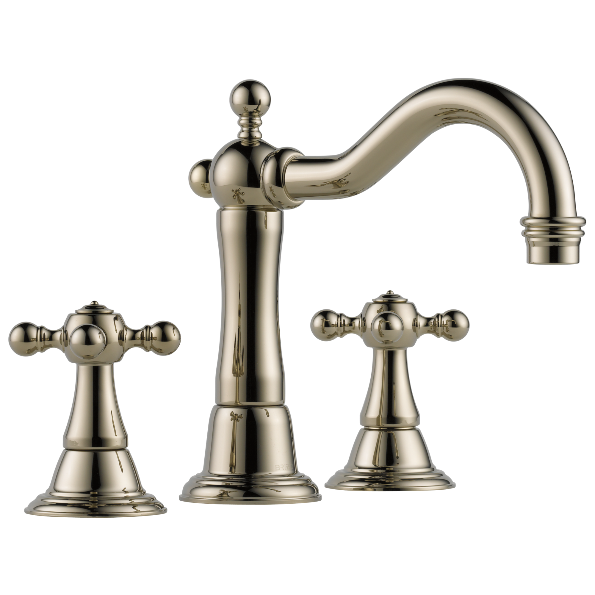 polished nickel lavatory faucet
