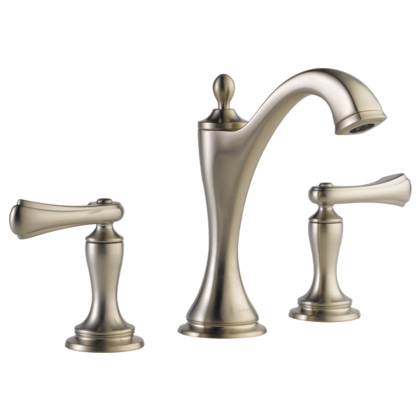 brushed nickel lavatory faucet