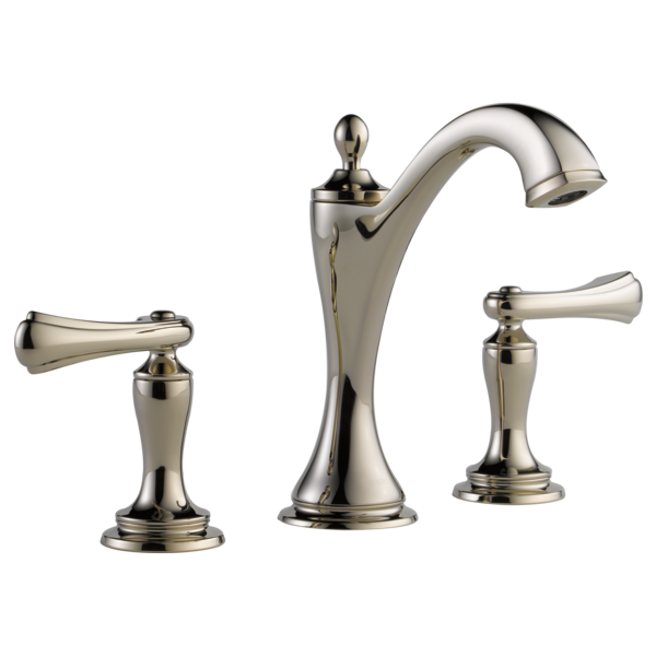 polished nickel lavatory faucet