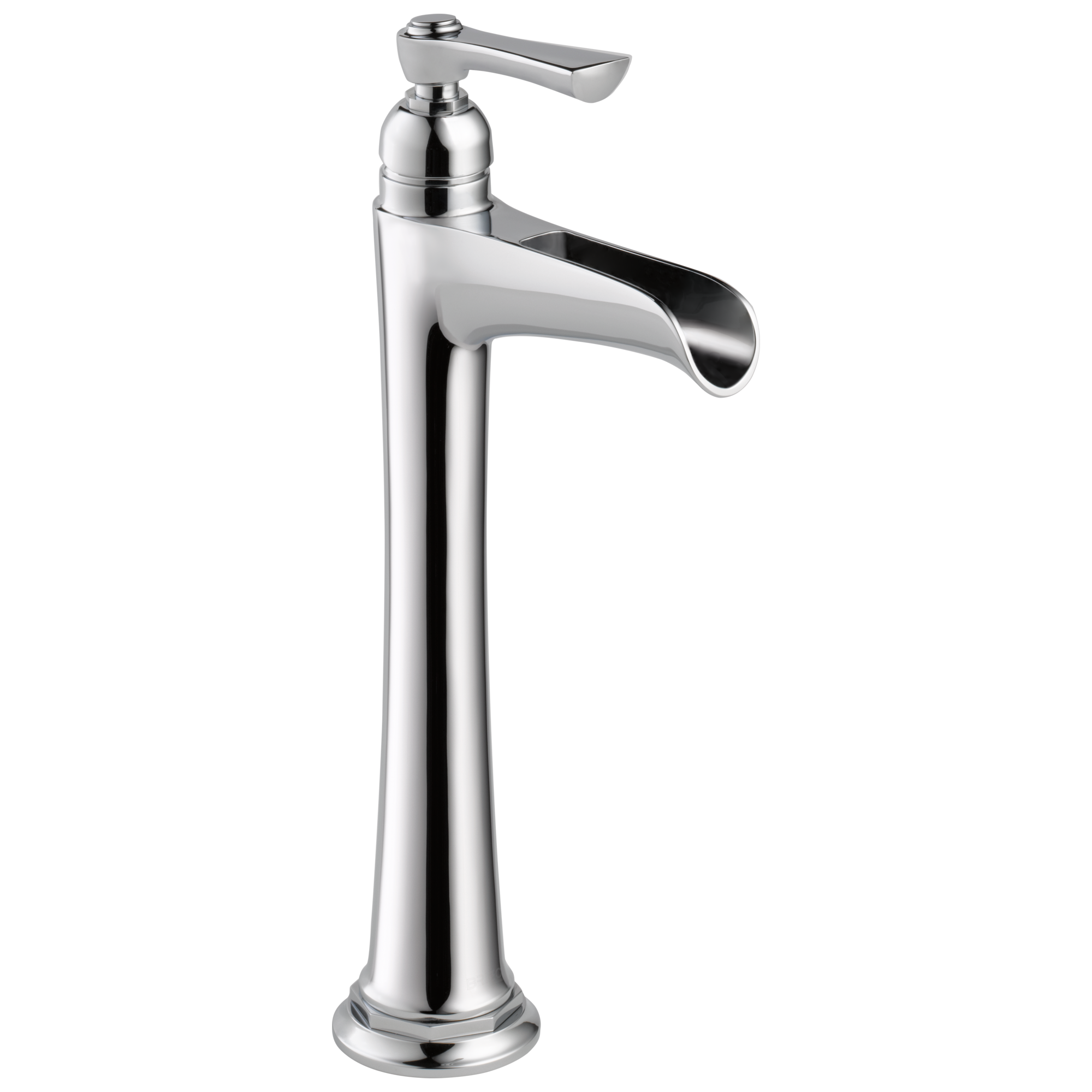 chrome lavatory faucet