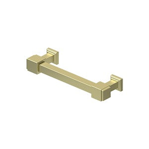 Deltana 4" Manhattan Solid Brass Decorative Cabinet Pull
