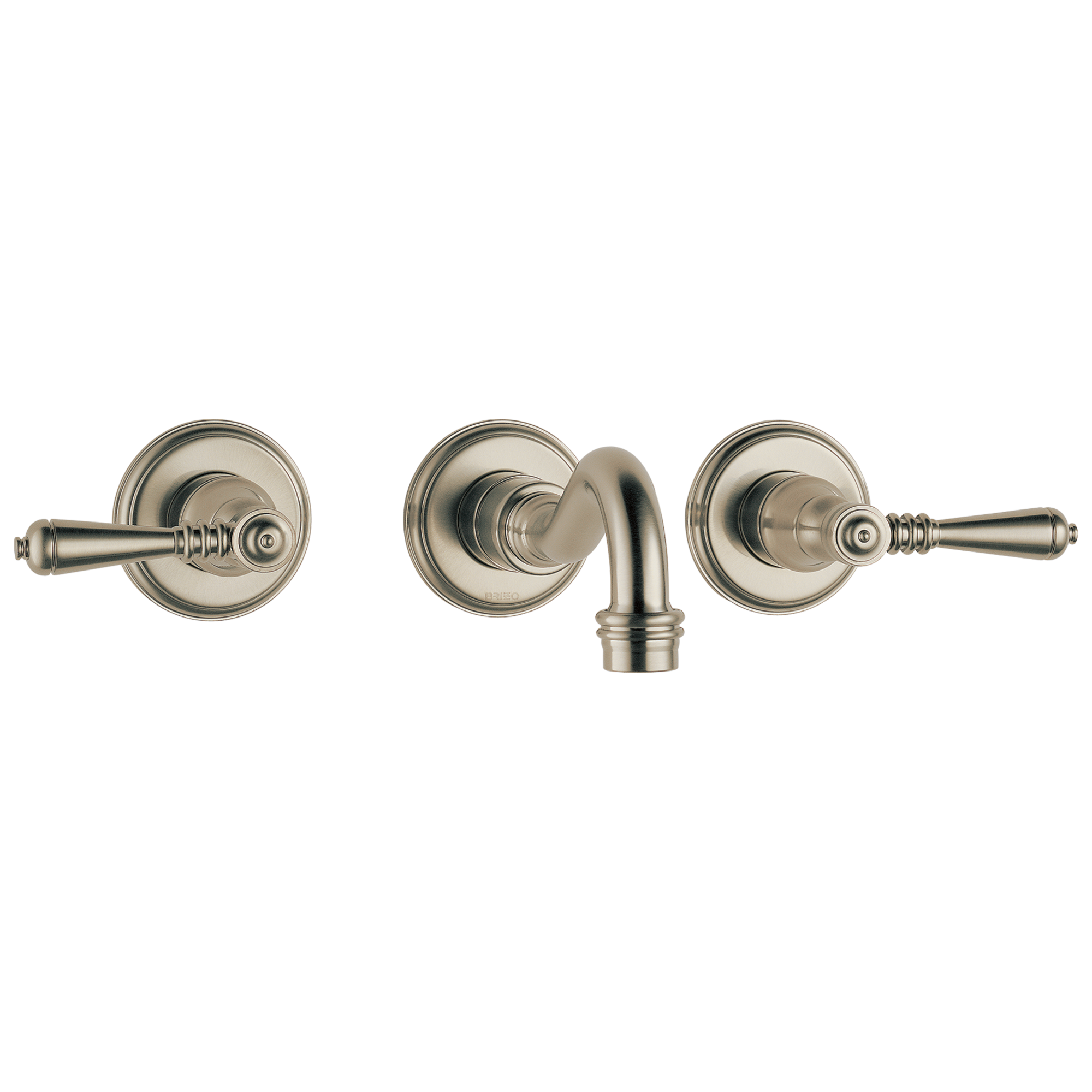 brushed nickel lavatory faucet