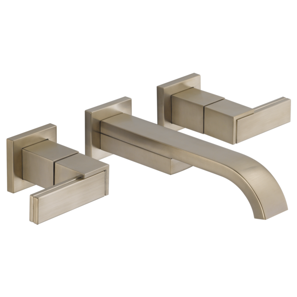 brushed nickel lavatory faucet
