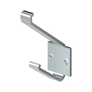 polished chrome modern hook