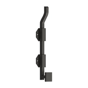 Deltana Solid Brass 10" Modern Offset Surface Bolt