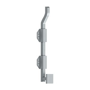 Deltana Solid Brass 10" Modern Offset Surface Bolt