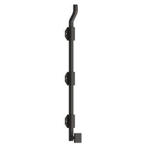 Deltana Solid Brass 18" Modern Offset Surface Bolt