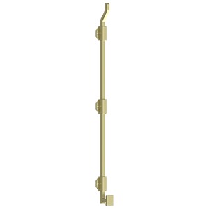 Deltana Solid Brass 26" Modern Offset Surface Bolt
