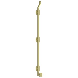 Deltana Solid Brass 26" Modern Offset Surface Bolt