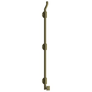 Deltana Solid Brass 26" Modern Offset Surface Bolt