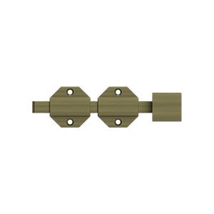 Deltana 6" Modern Solid Brass Surface Bolt