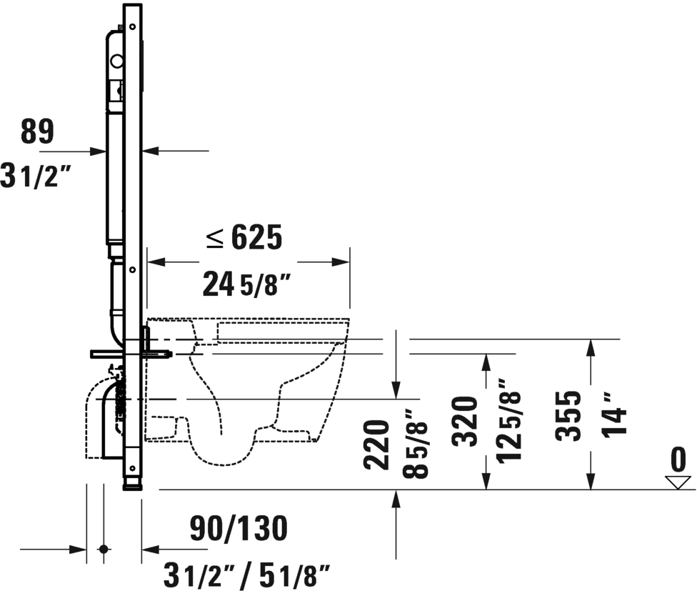 white drawing wall carrier