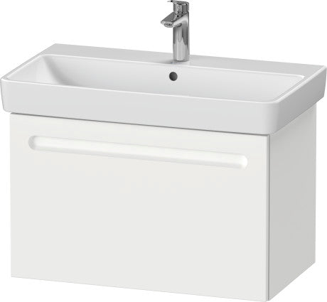 white wallmount drawer