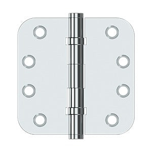 polished chrome hinges