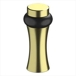 Deltana ROUND UNIVERSAL FLOOR BUMPER 3-1/2", DECORATIVE, SOLID BRASS