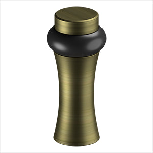 Deltana ROUND UNIVERSAL FLOOR BUMPER 3-1/2", DECORATIVE, SOLID BRASS