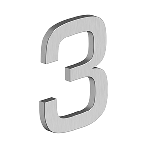 Deltana 4" Number 3, E Series with Risers, Stainless Steel