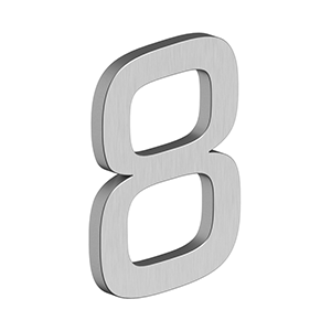 Deltana 4" Number 8, E Series with Risers, Stainless Steel