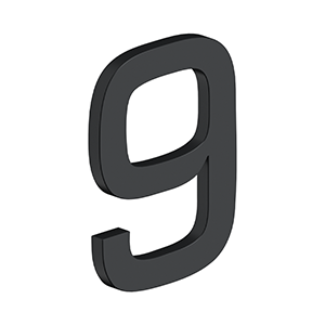 paint black number