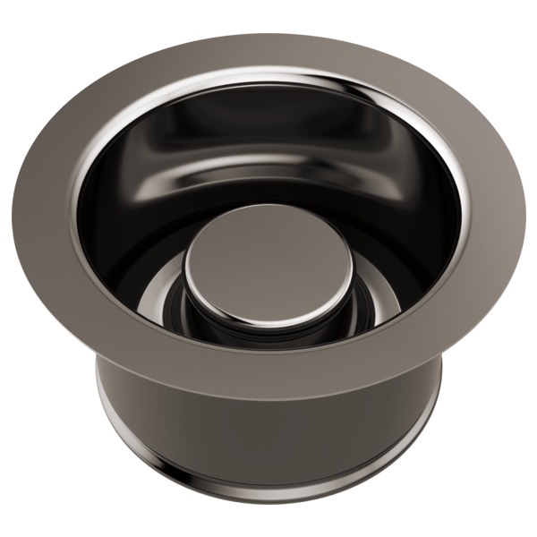 Brizo Kintsu Disposal Flange & Stopper - Brilliance Black Onyx
