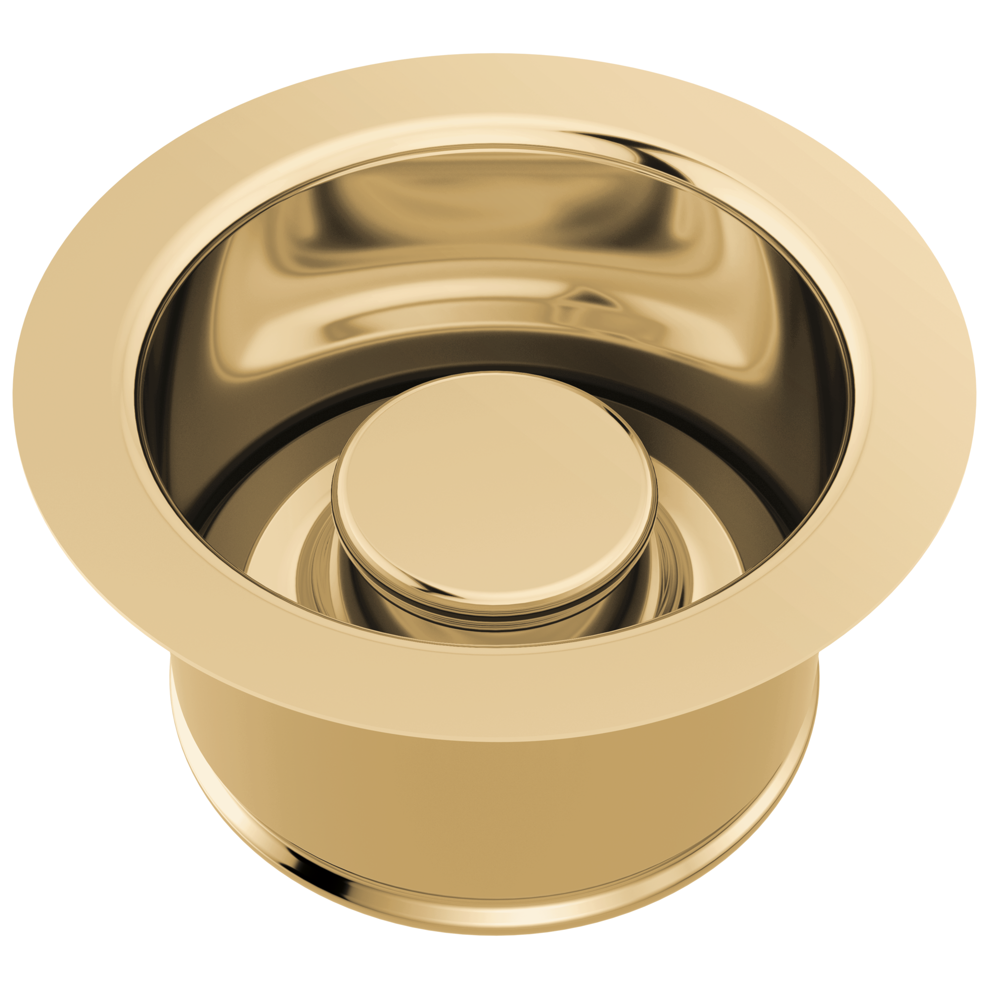 polished gold kitchen disposal