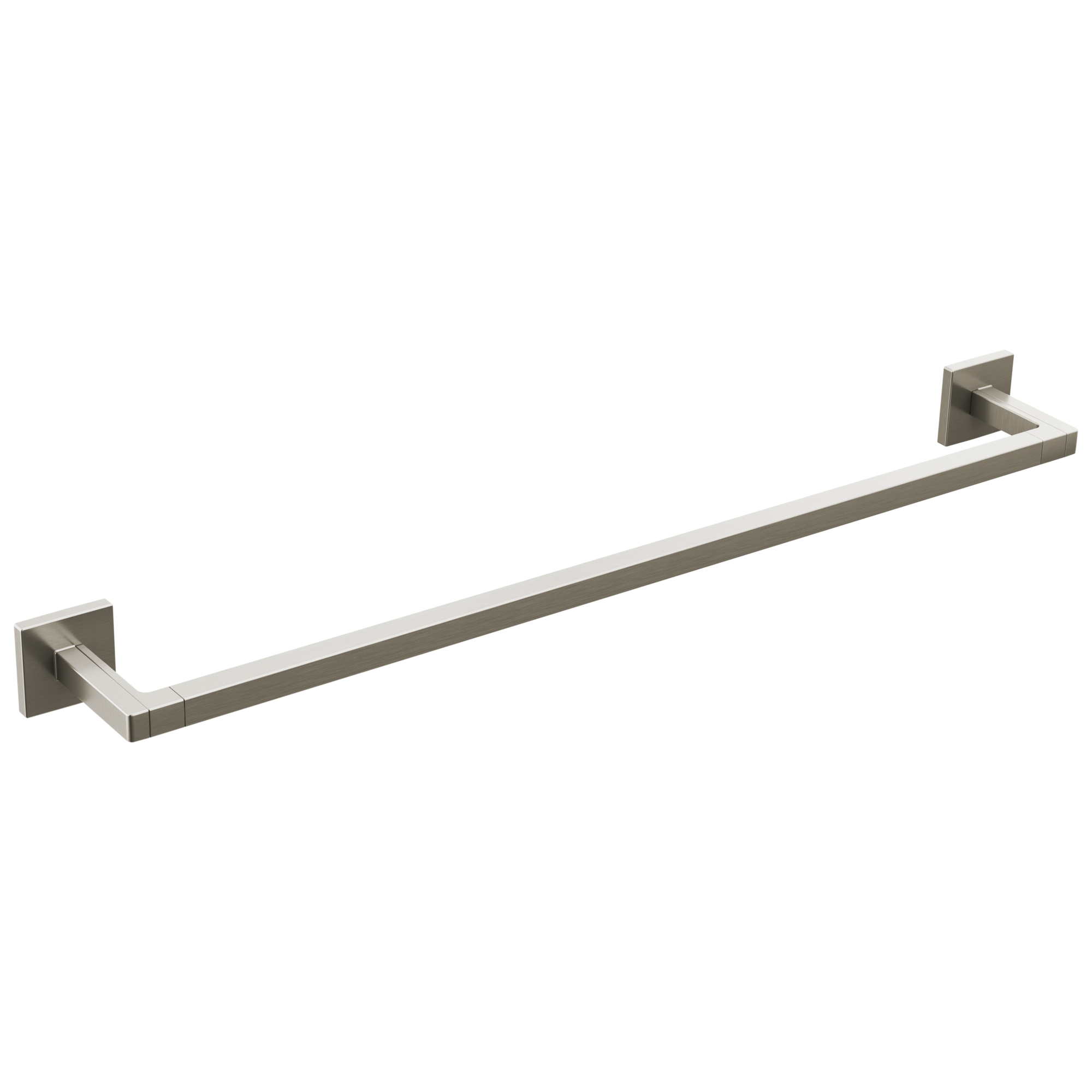 luxe nickel towel bar