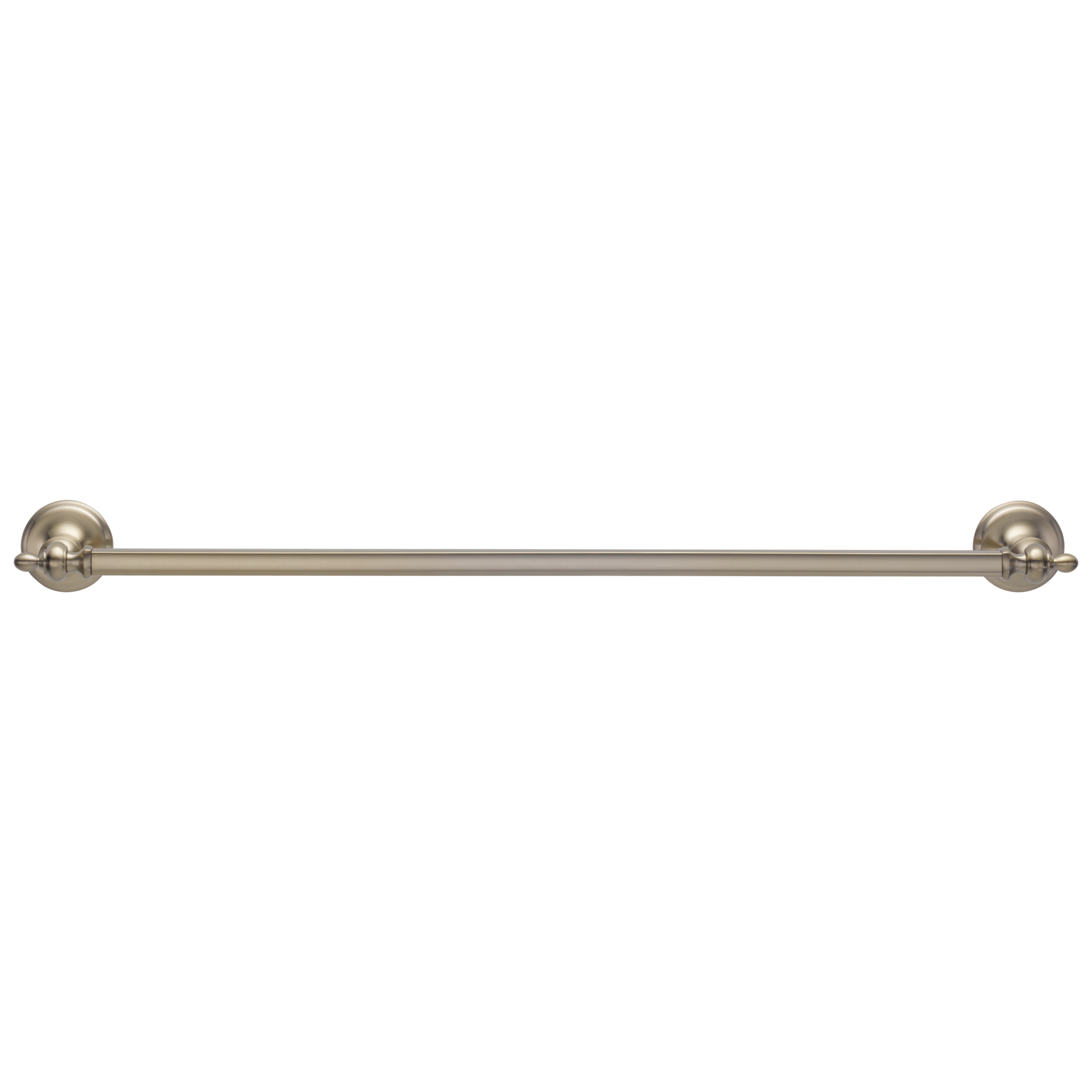 brushed nickel towel bar