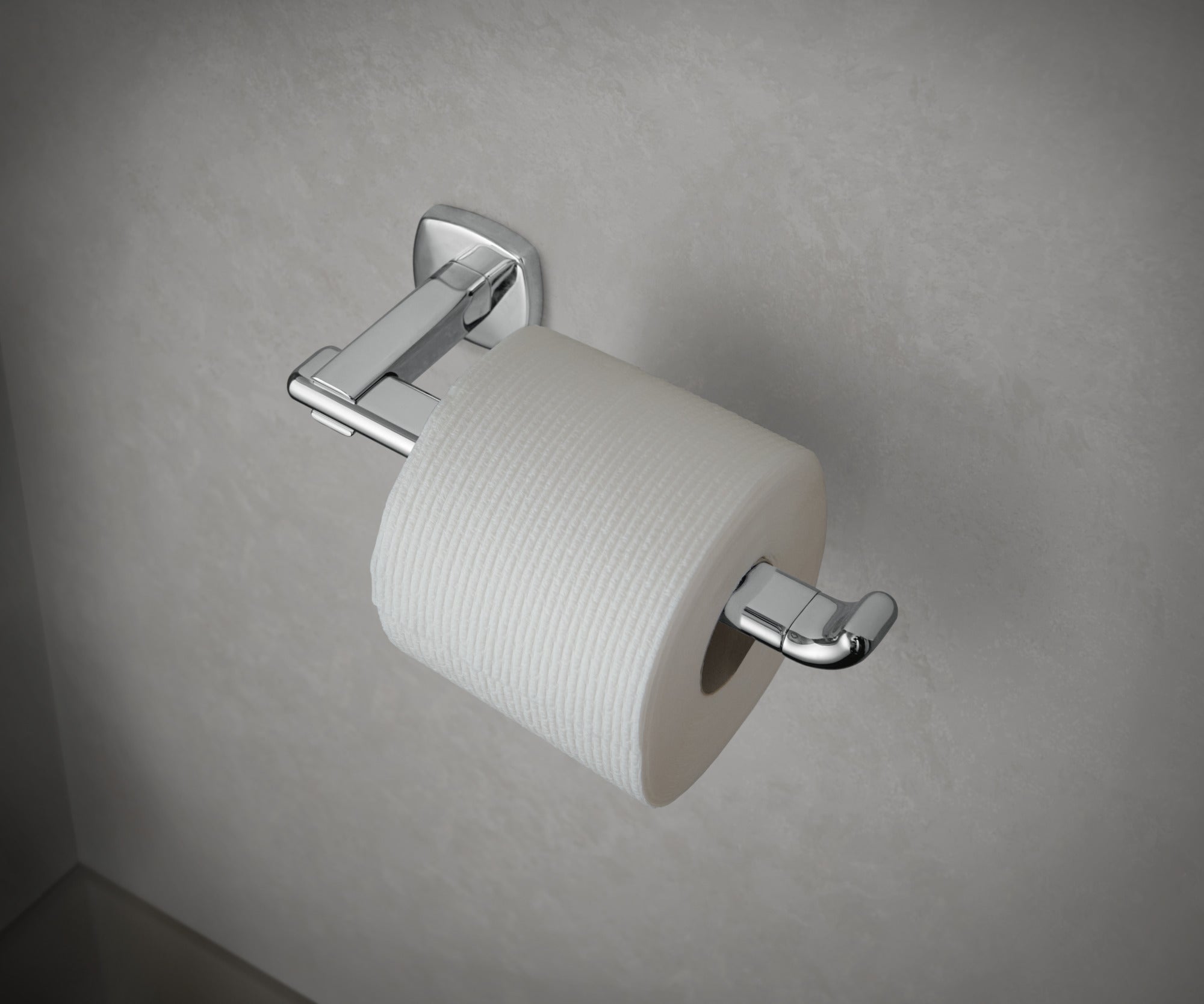 chrome tissue holder