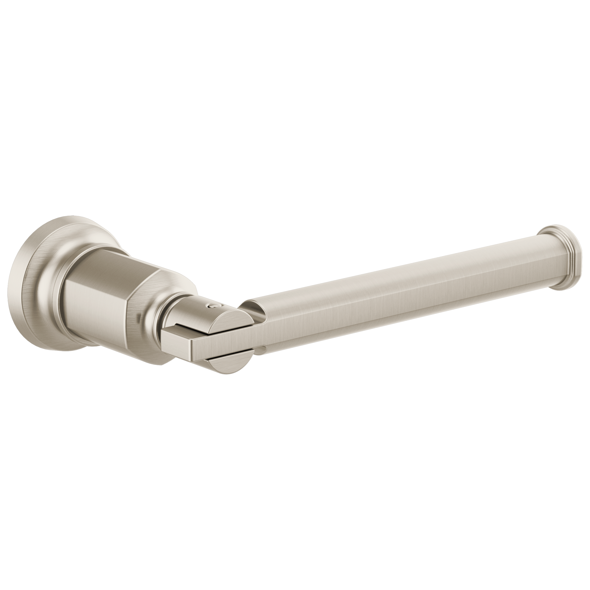 luxe nickel tissue holder