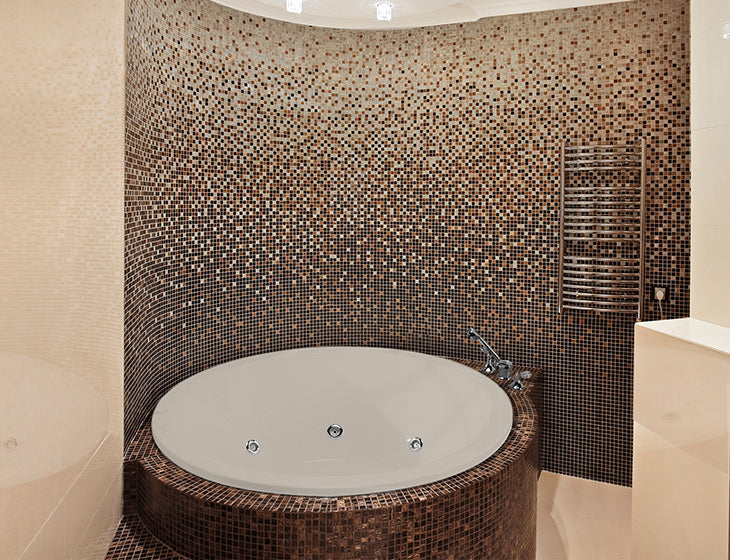 white bathtub