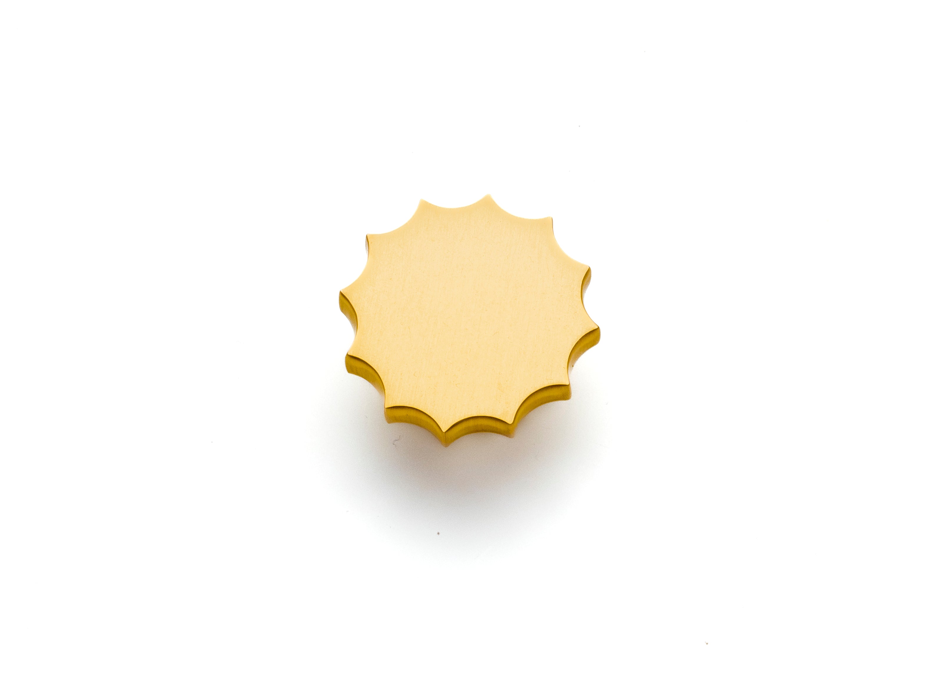 satin brass knob