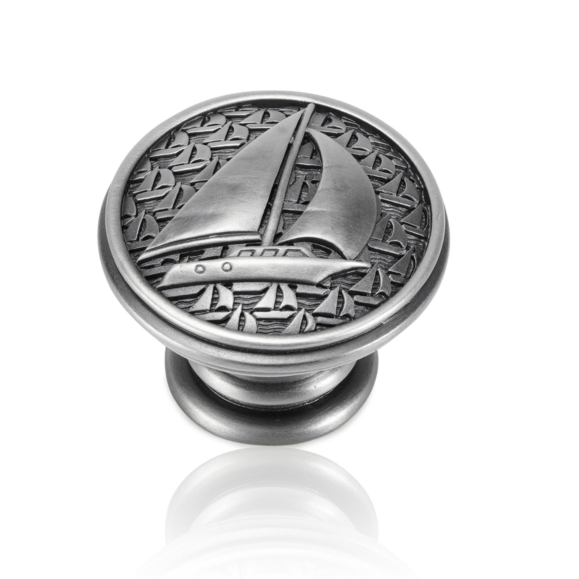 antique nickel knob