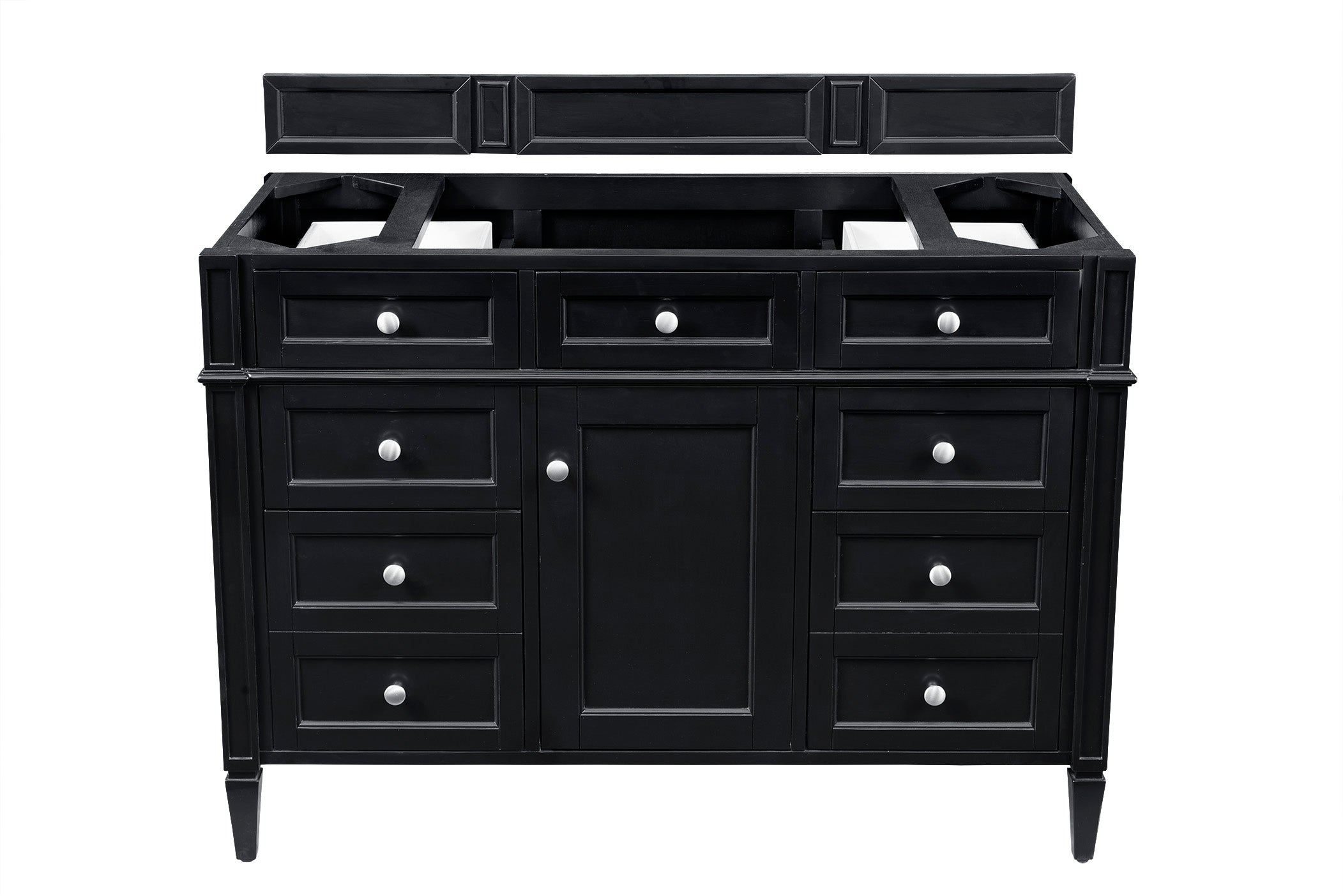James Martin Vanities Brittany 48" Single Vanity - Black Onyx